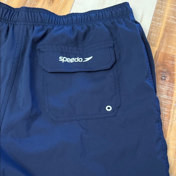 Speedo Men's Navy Swim Trunks - Picture 3 of 3